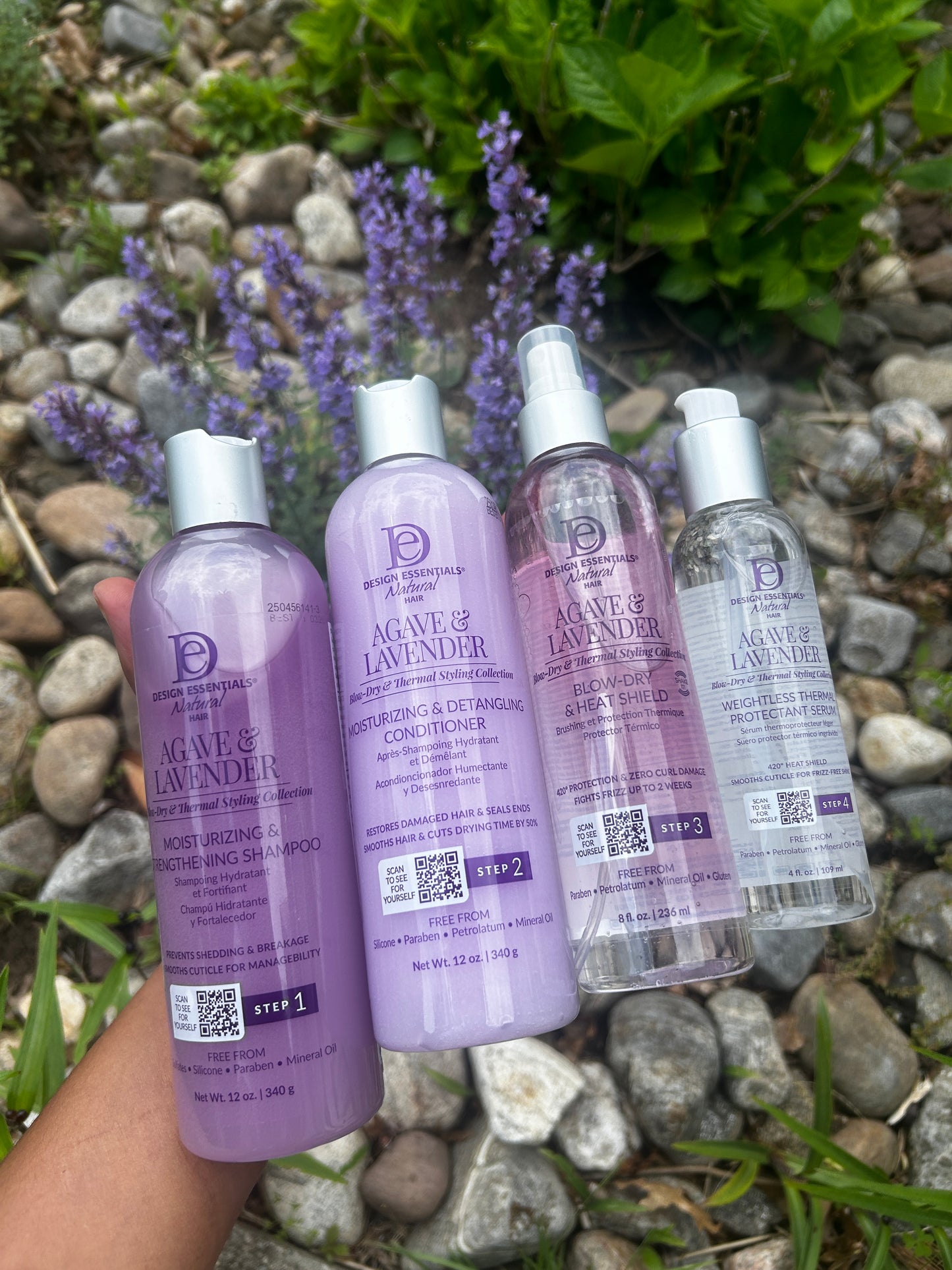 Agave & Lavender Moisturize & Strengthen Shampoo 12oz.